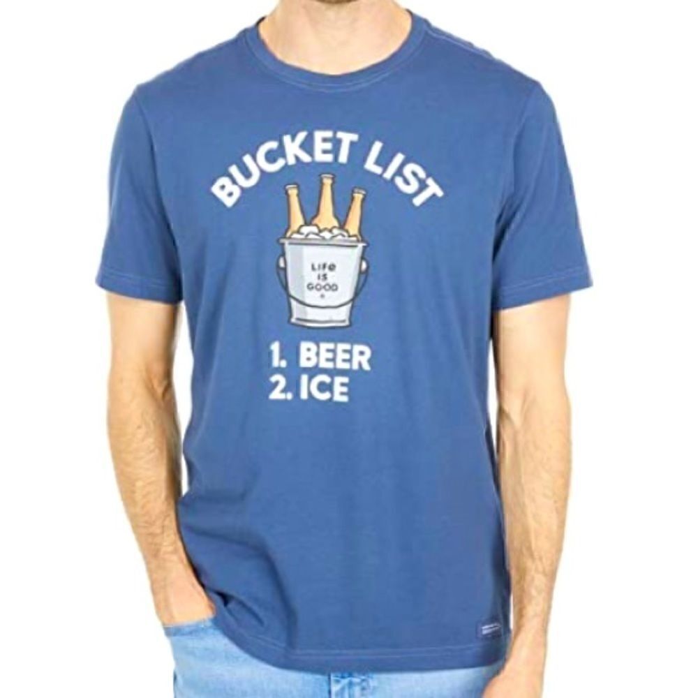 NWT Life is Good Bucket List Tee